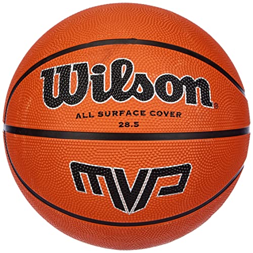 Ballon Basketball Wilson MVP - Taille 6, Caoutchouc, Intérieur/Extérieur